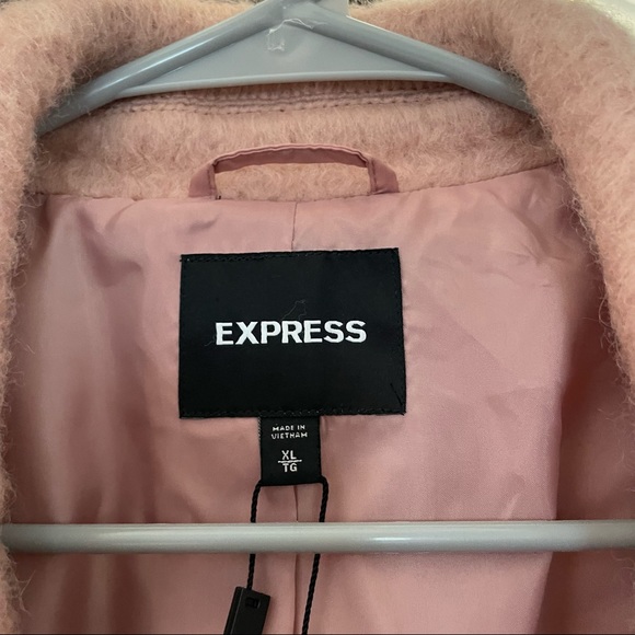 Express Wool Blend Car Coat XL NWT - Picture 8 of 16